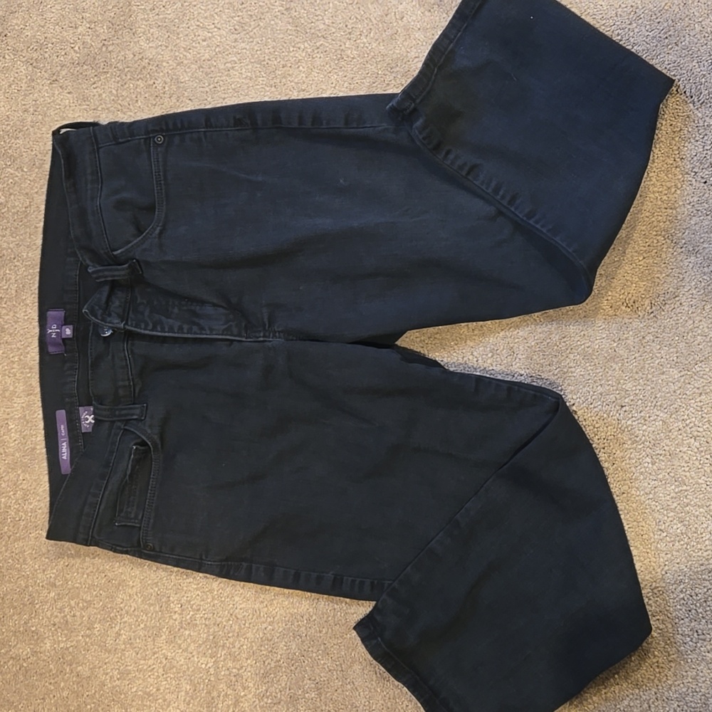 NYDJ Black Alina Capri
